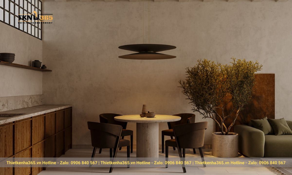 Mẫu 1: Nội thất Eco phong cách Nhật Bản 