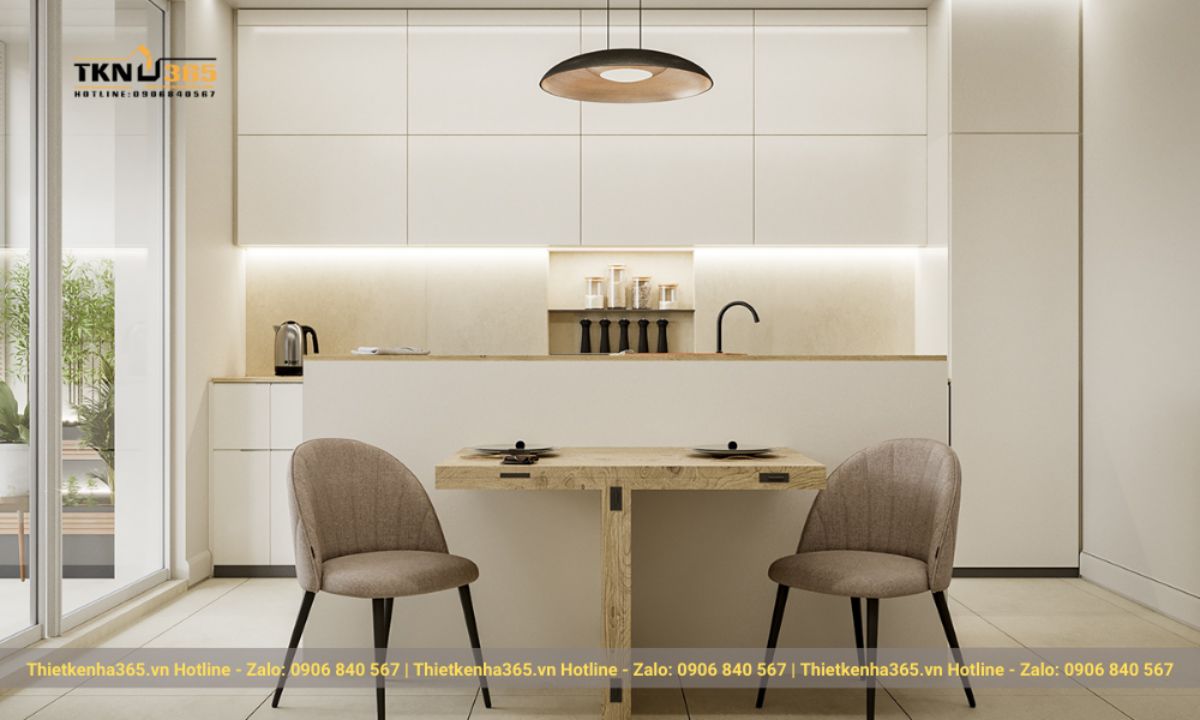 Mẫu 2: Nội thất Nhật Bản tối giản, ấm cúng