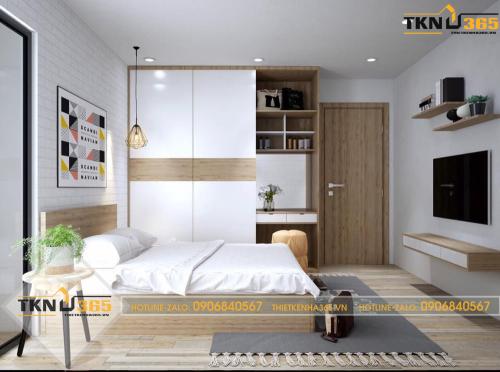 Phòng ngủ mộc mạc đơn sơ