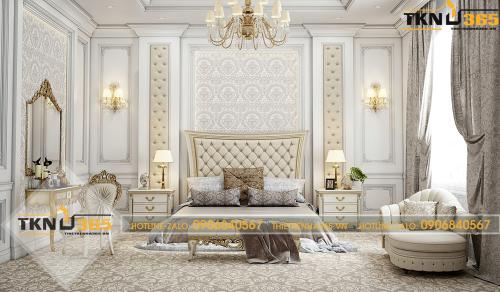 Phòng ngủ lớn của bố mẹ sang trọng