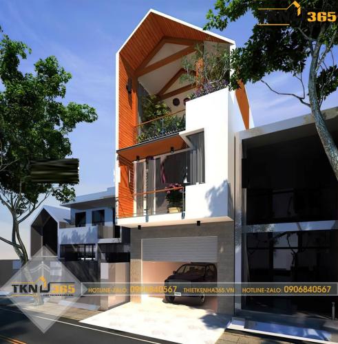 Mẫu thiết kế nhà diện tích 4x12 lệch tầng độc đáo từ kiến trúc đến cách phối màu sắc