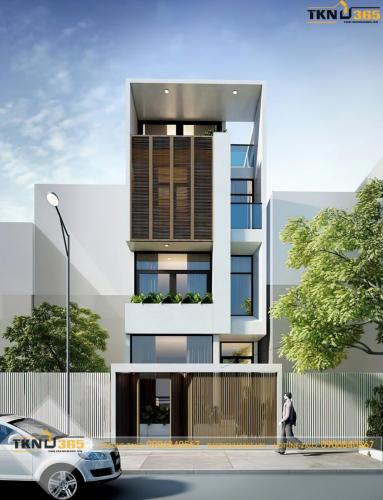 Mẫu nhà lệch 3 tầng diện tích 4×12 kiến trúc mới lạ