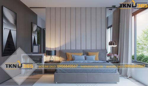 Phòng ngủ hiện đại với những bức ảnh nghệ thuật mang đến vẻ đẹp sang trọng