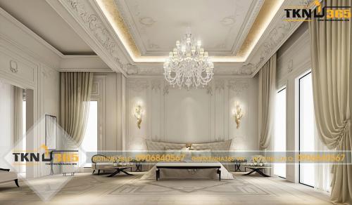 Phòng ngủ cổ điển sang trọng như hoàng gia