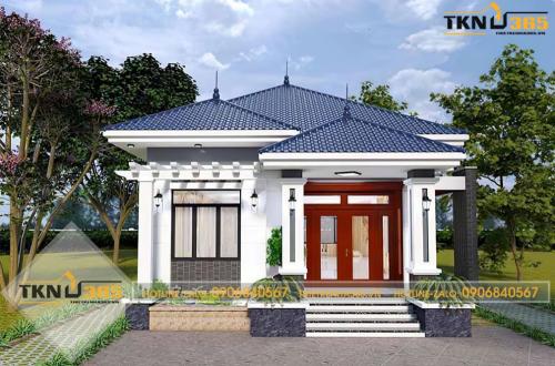 Nhà cấp 4 mái Nhật đẹp mê mẩn trên diện tích 8x10m